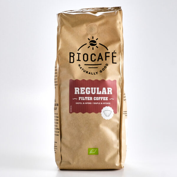 Jahvatatud filtrikohv Regular 500g BioCafe